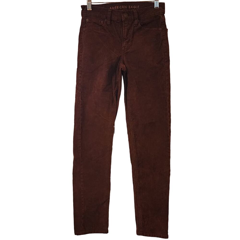 American Eagle Women's Tapered Brown Corduroy pants Size O